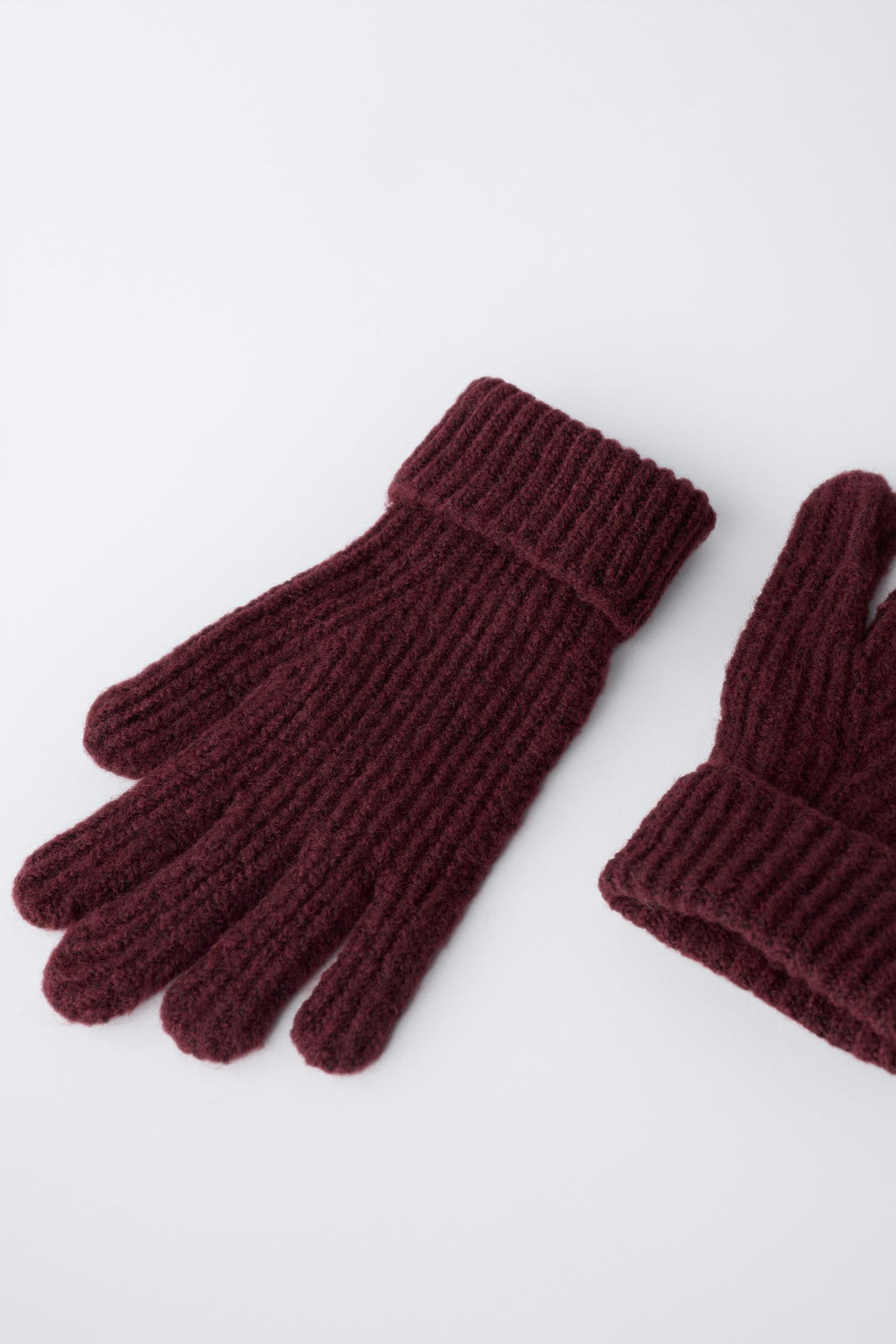 PLAIN KNIT GLOVES - Zara фото 2