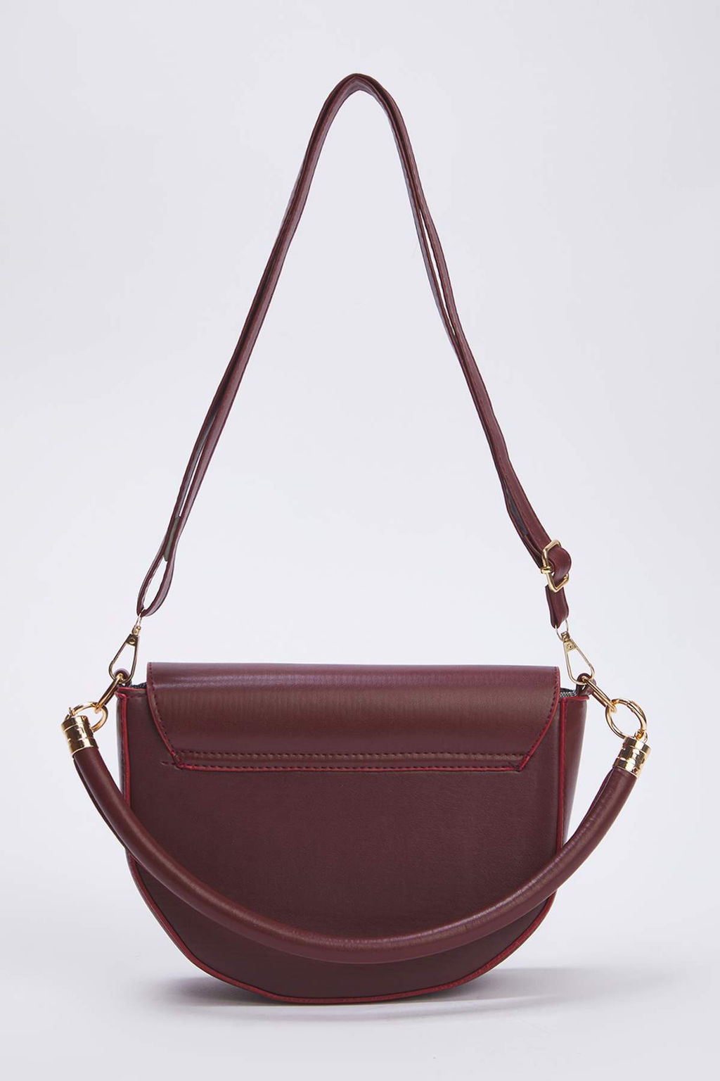 Bordo Metal Toka Detayl? Kad?n City Omuz Canta TAKAW26OC00022