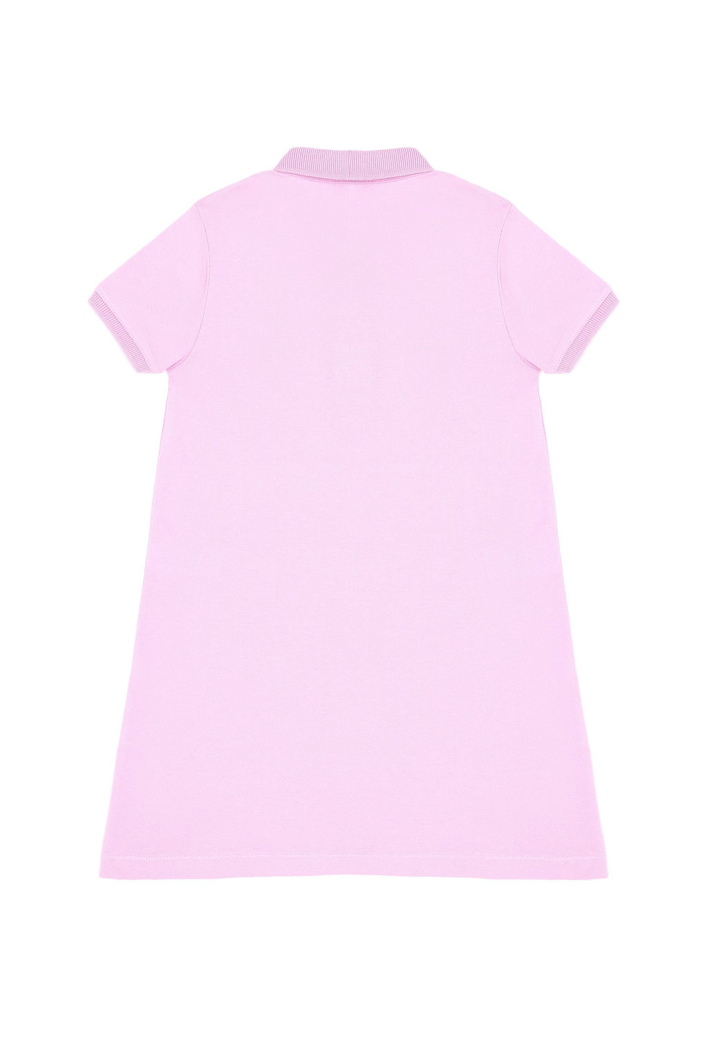 Розовое вязаное платье для девочки - U.s. polo assn фото 2