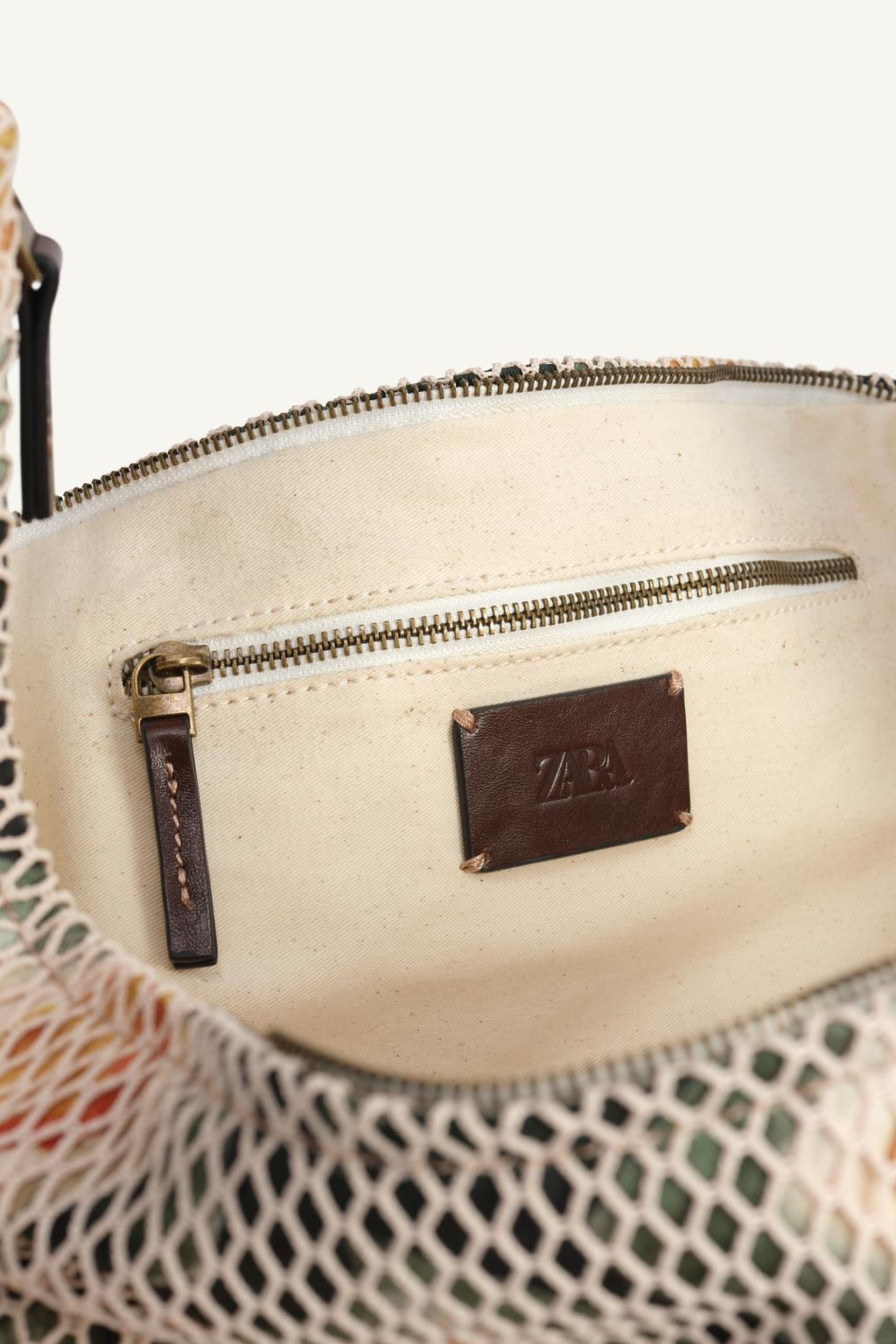 LIMITED EDITION FABRIC SHOULDER BAG - Zara фото 7