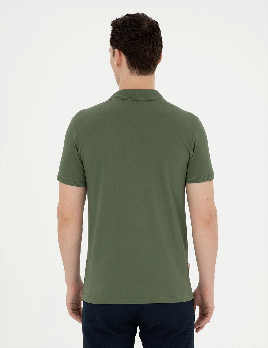 Haki Slim Fit Basic Ti__rt