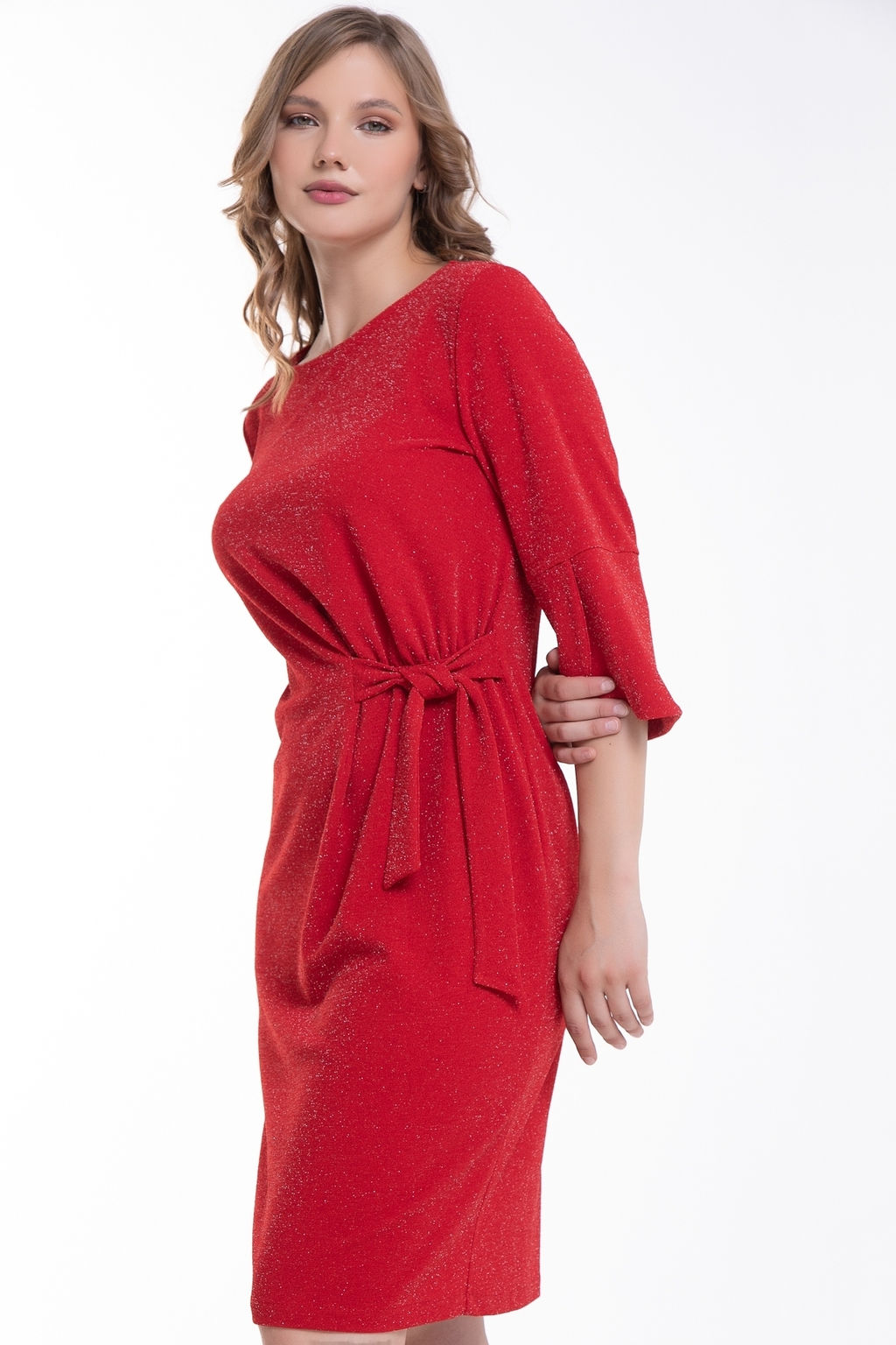 Платье Модельное (блеск, рэд) - Diolche фото 3