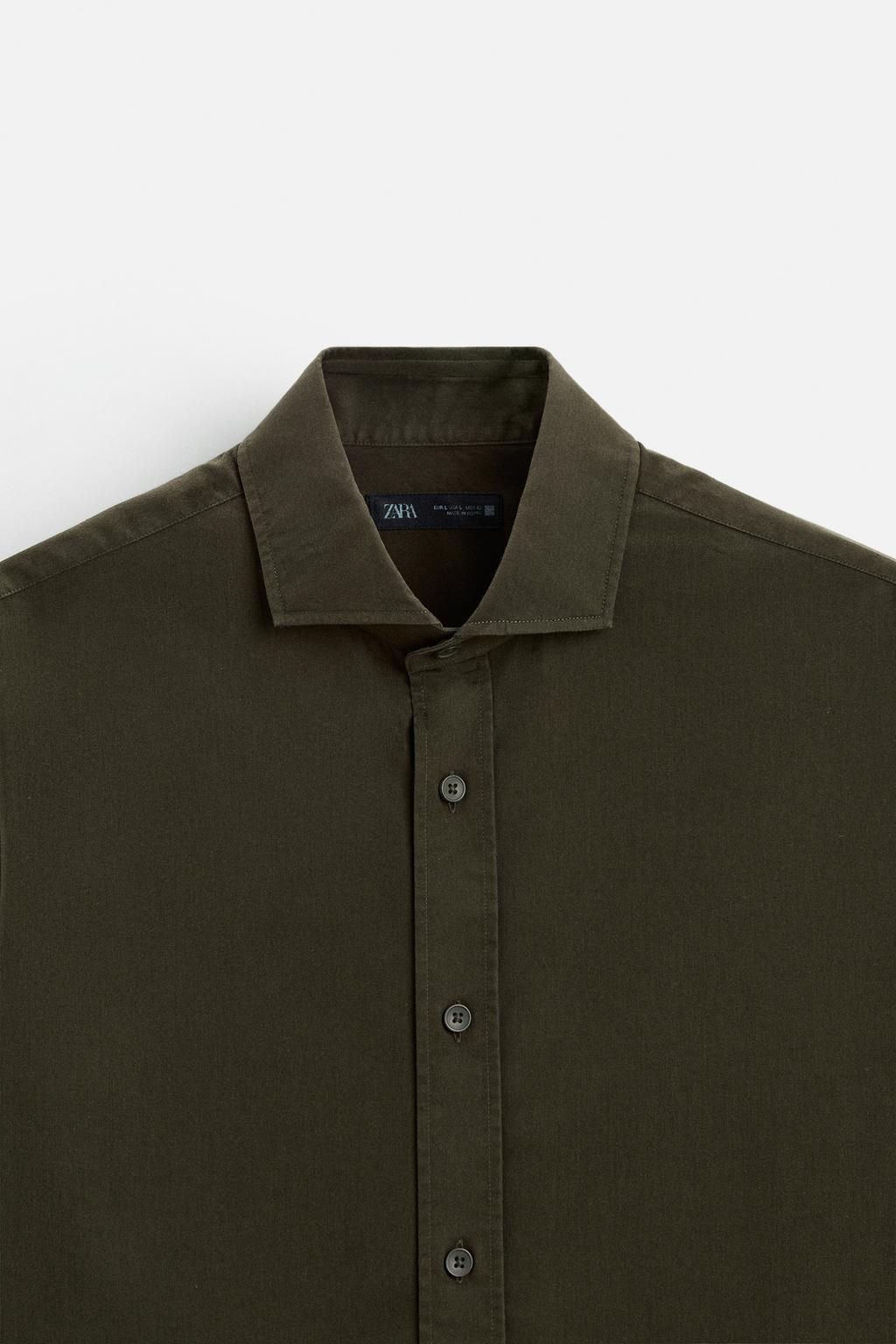 LYOCELL - COTTON SHIRT - Zara фото 8