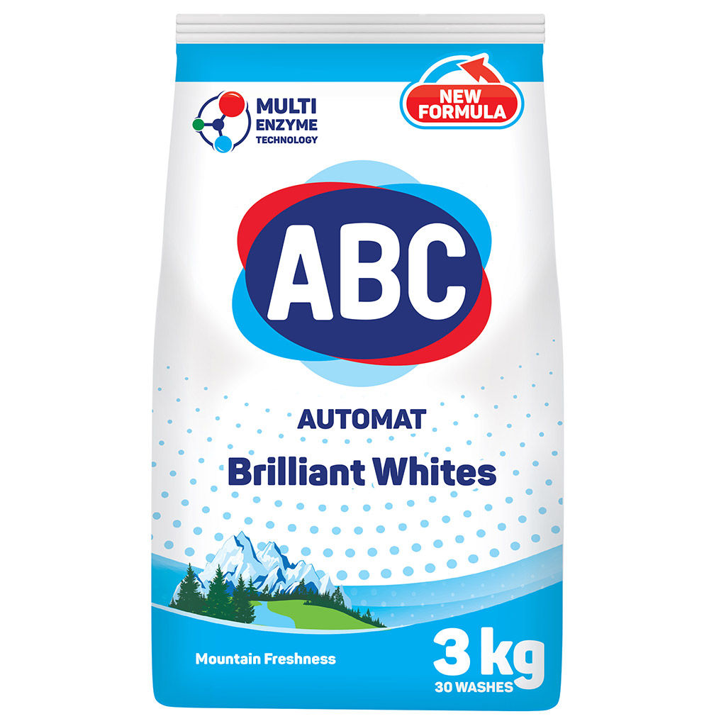 Стиральный порошок "ABC Свежесть гор" 3000гр (Турция)