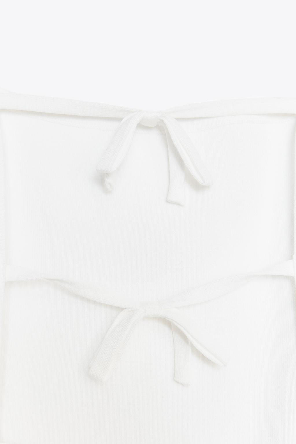 KNIT CUT OUT TIE TOP - Zara фото 13
