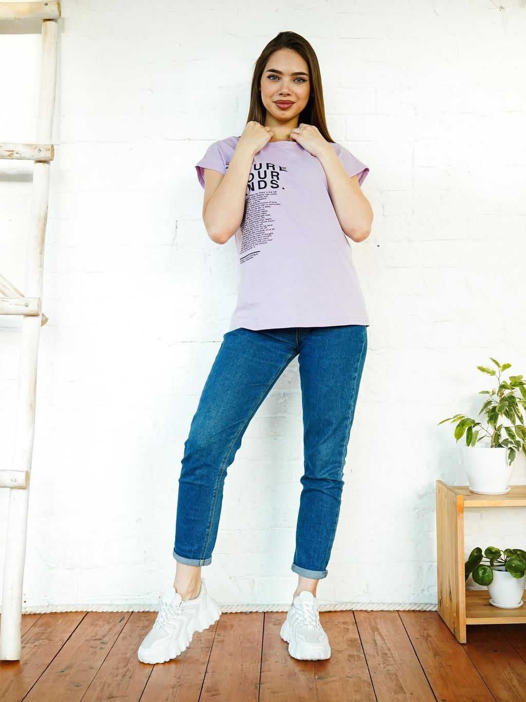 ТОВАР ДНЯ! Перспектива - футболка сирень - Iv-capriz фото 4