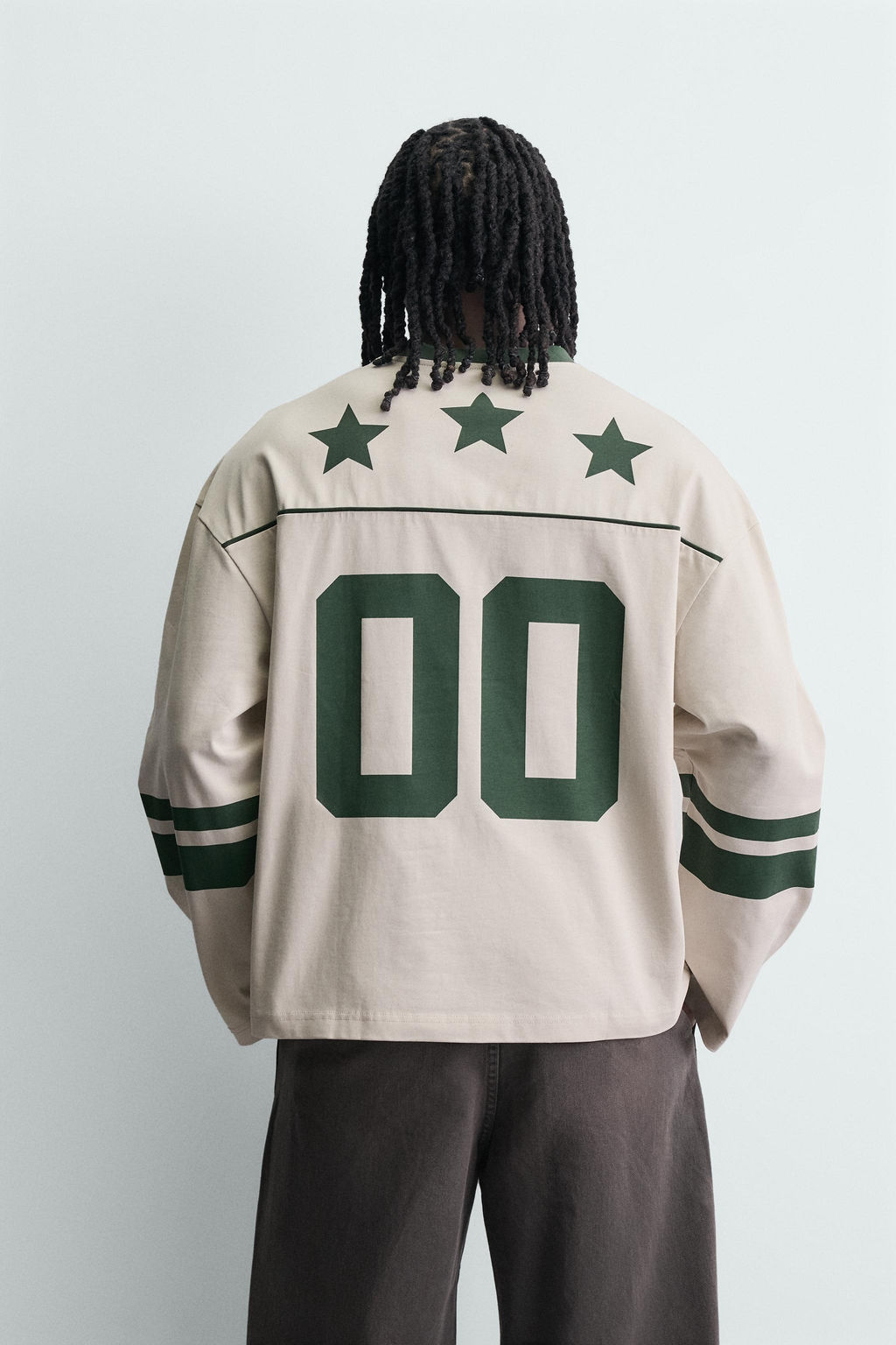 CAMISETA ESTAMPACI?N F?TBOL AMERICANO / Piedra - Zara фото 3