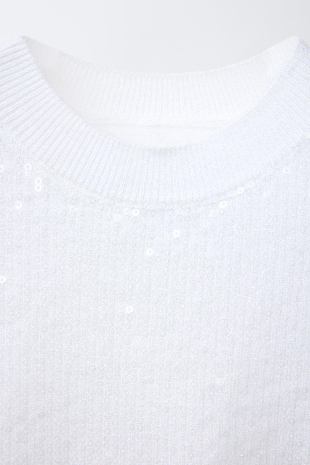KNITTED SEQUIN TOP - Zara фото 3