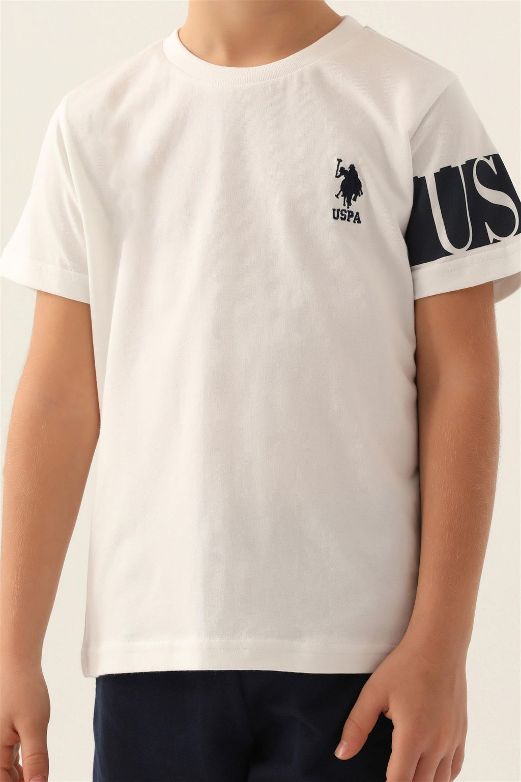 Кремовый пижамный комплект для мальчика Неожиданная скидка в корзине - U.s. polo assn фото 5