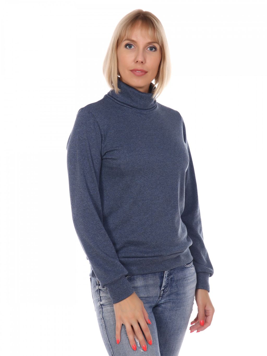 Б0296 Водолазка женская кашкорсе черный - АстраТекстиль фото 5