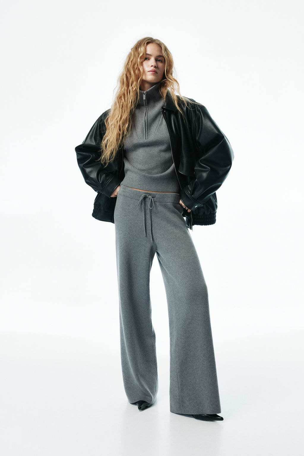 Pantal?n de punto con cord?n de ajuste - H&m фото 5