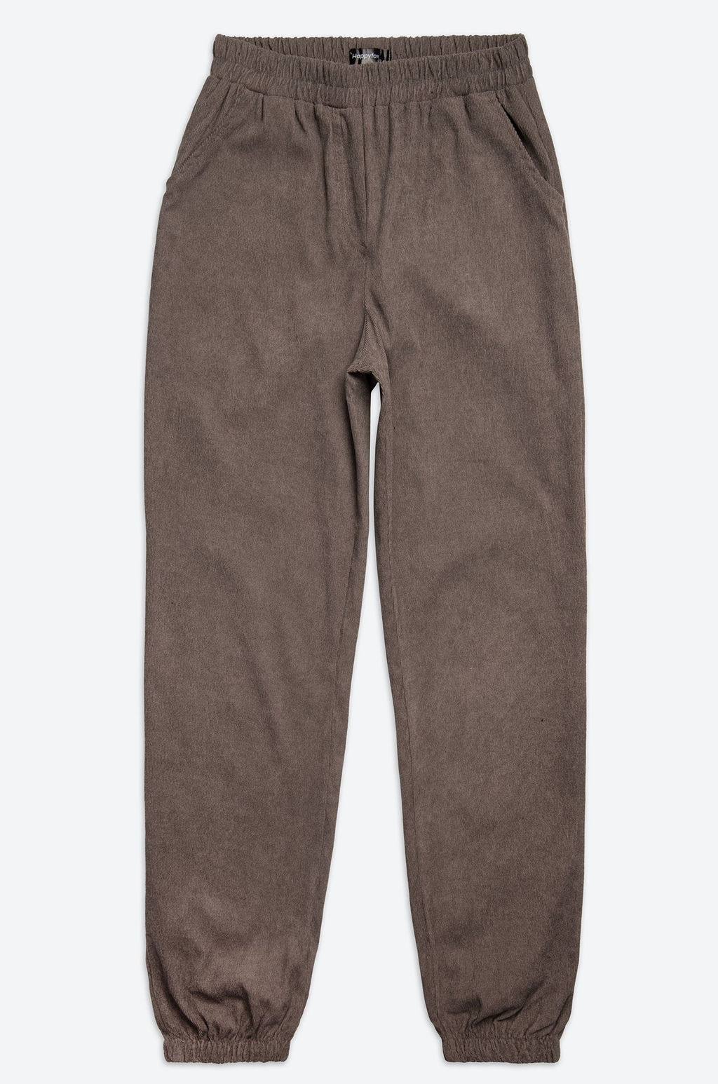 Женский вельветовый костюм с брюками джоггерами Happyfox