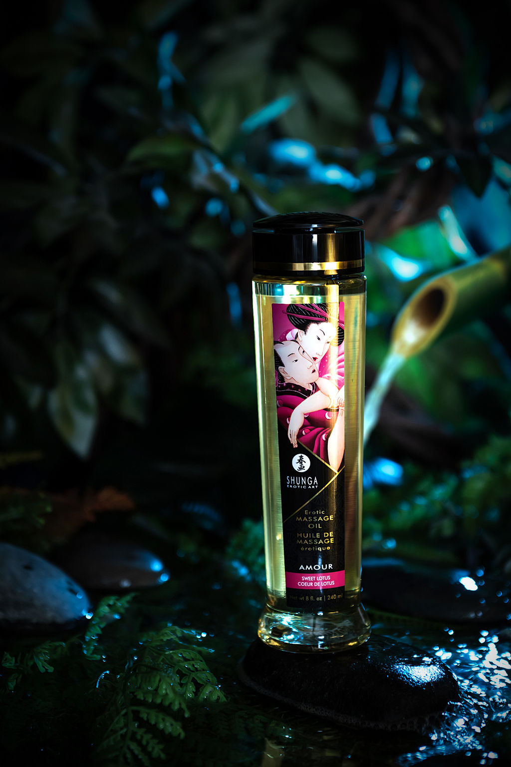 Масло для массажа Shunga Amour Sweet Lotus, возбуждающее, 240 мл