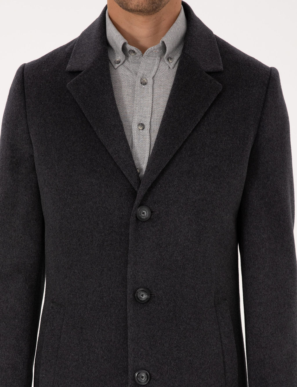 Antrasit Ex. Slim Fit Ka_e Kaban - Pierre cardin фото 7