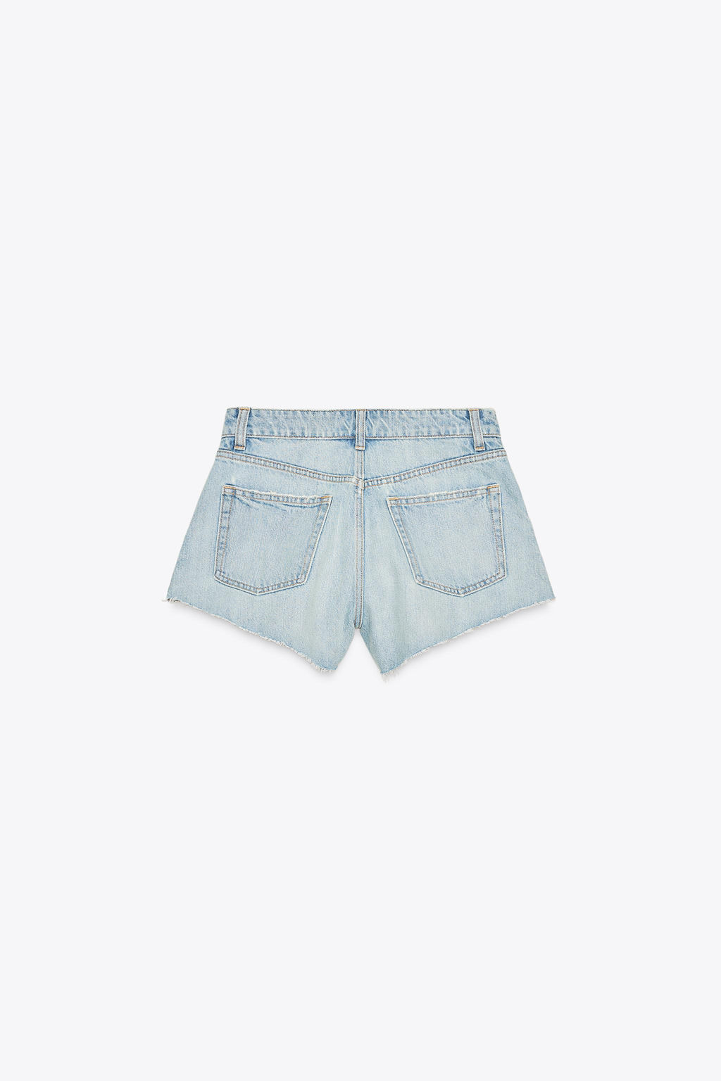 TRF MINI MID-WAIST DENIM SHORTS - Zara фото 6
