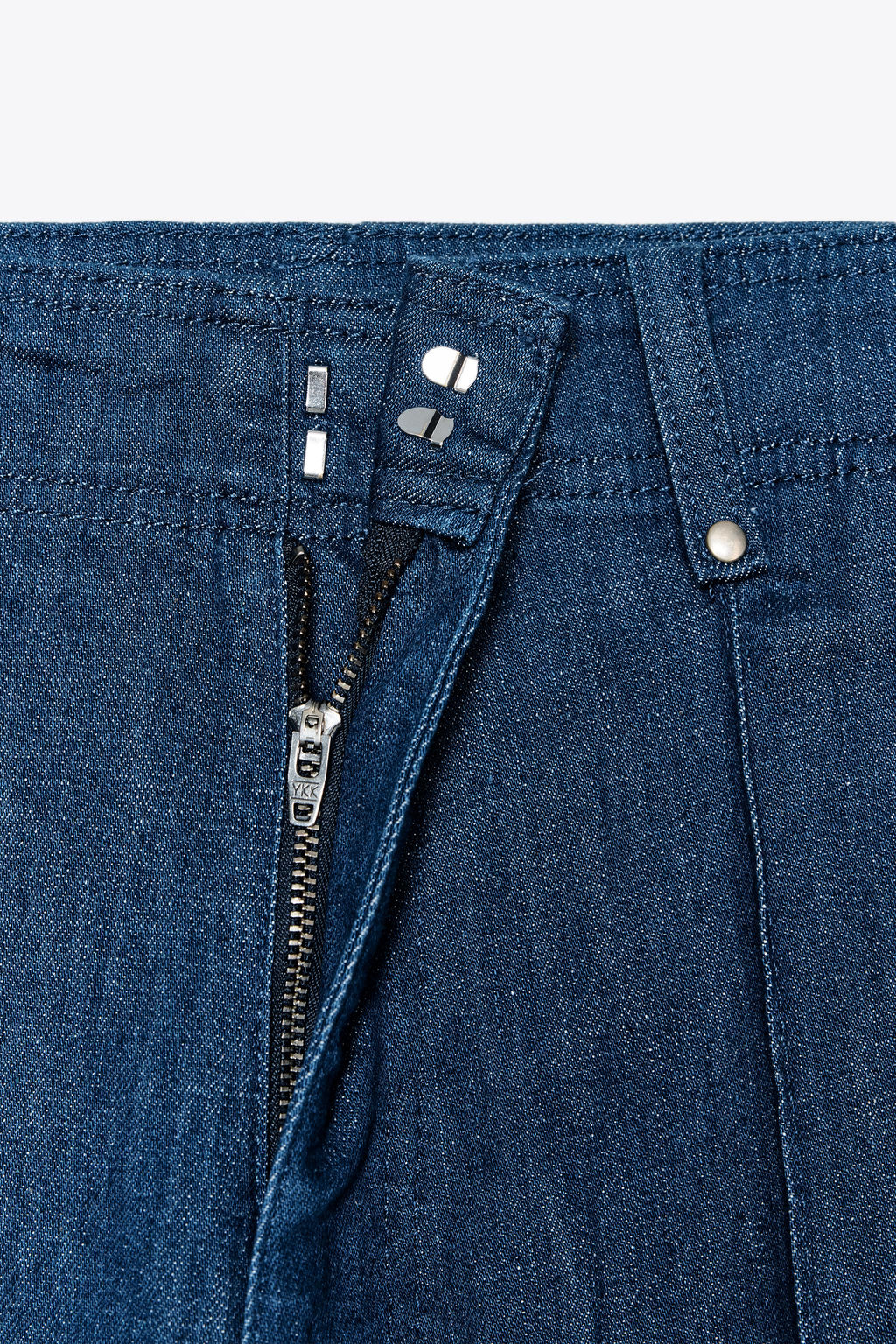 JEANS ZW COLLECTION WIDE LEG HIGH-WAIST - Zara фото 8