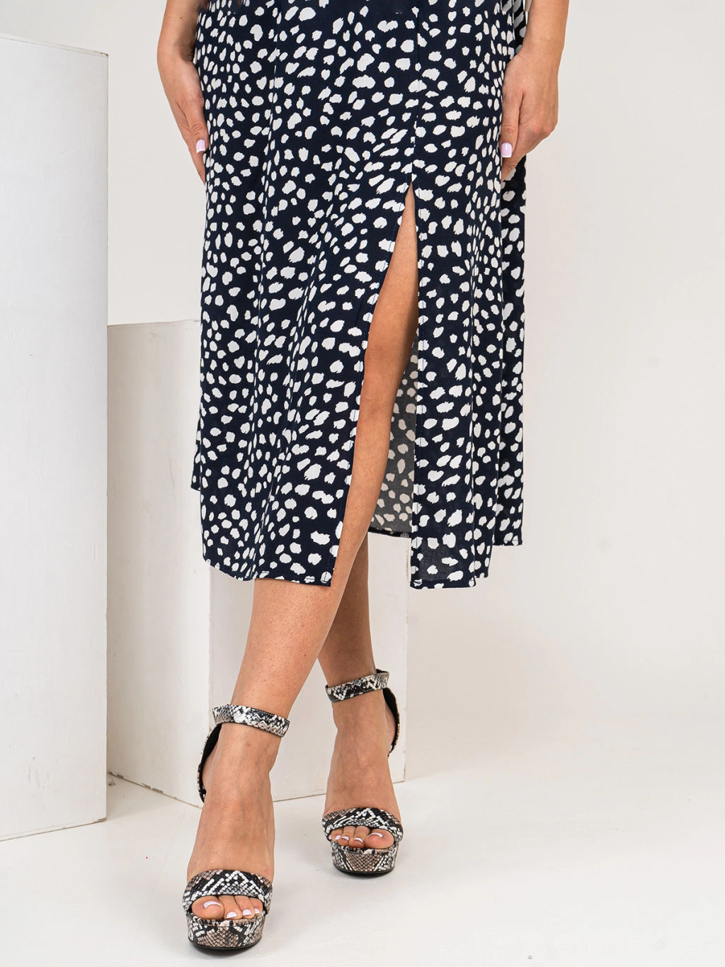 Платье женское, цвет черный белый - Текс-плюс фото 5