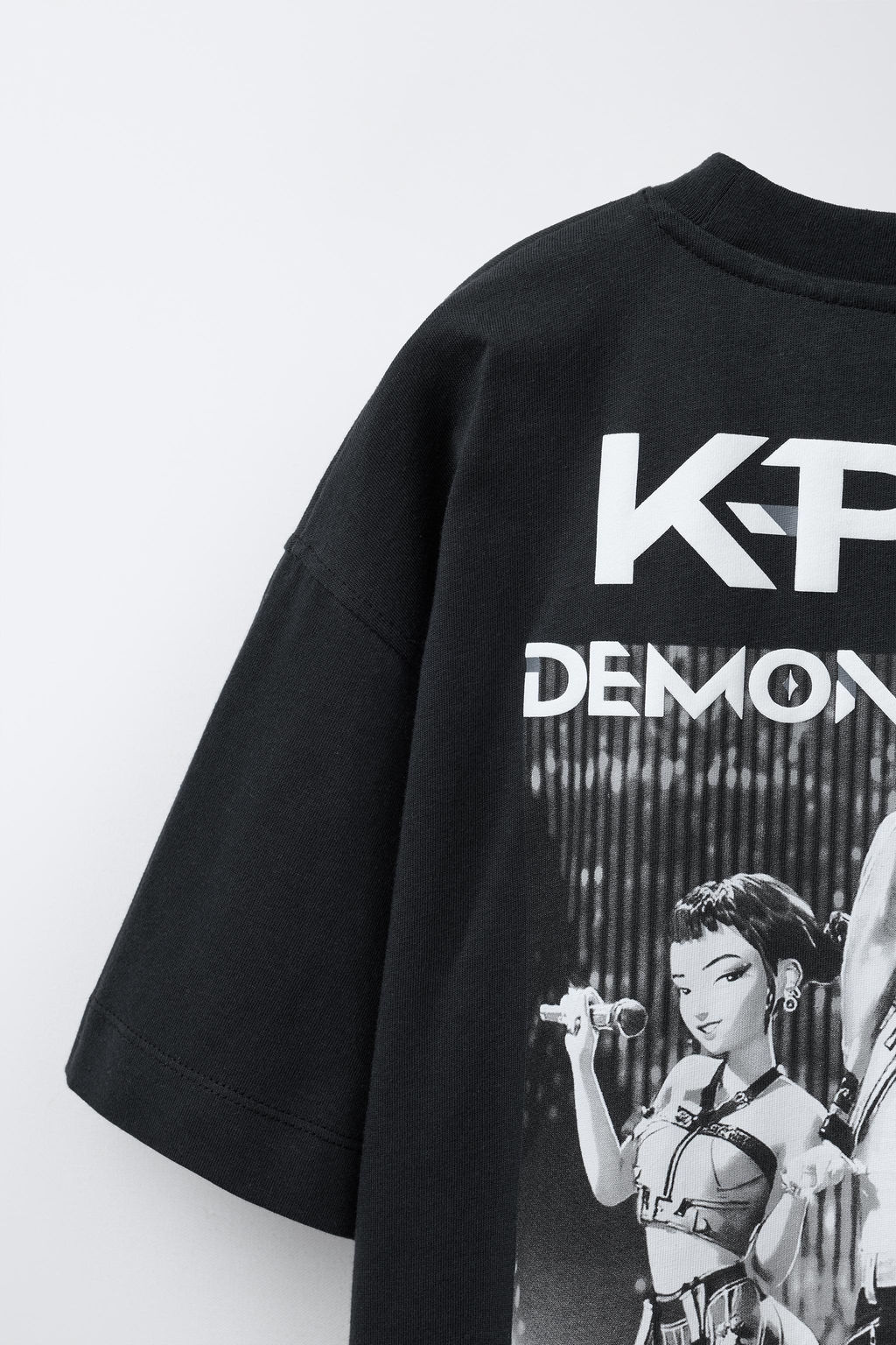 KPOP DEMON HUNTERS NETFLIX PRINTED T-SHIRT - Zara фото 4