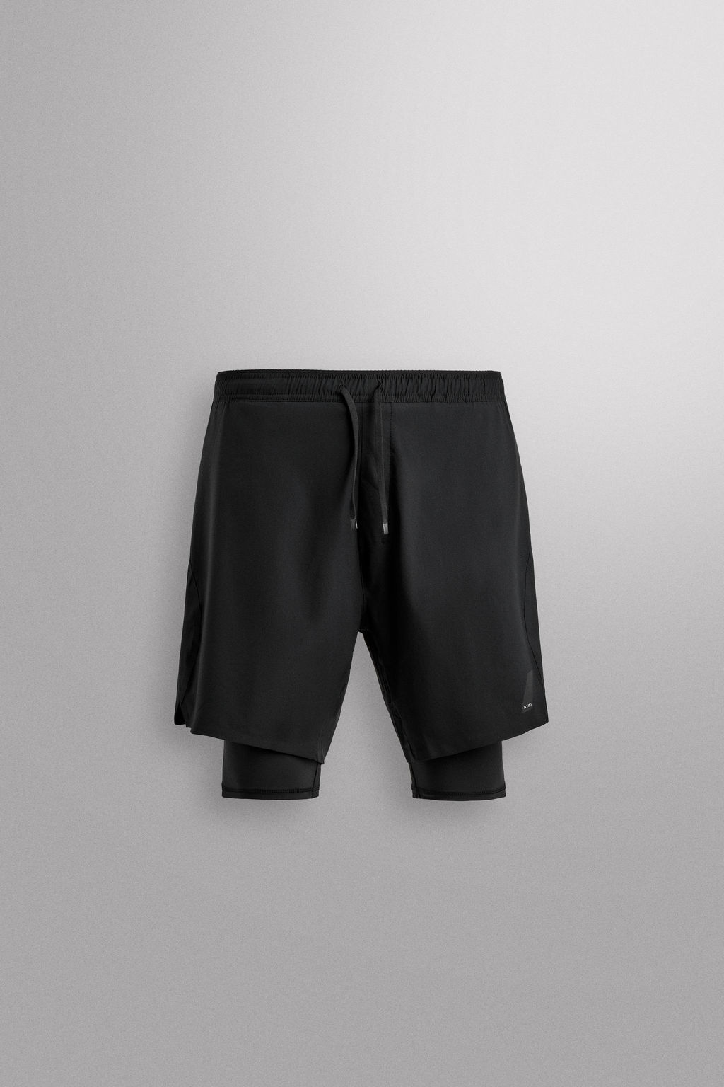 PANTALONES CORTOS ENTRENAMIENTO 2 EN 1 B?SICOS / Negro - Zara фото 20