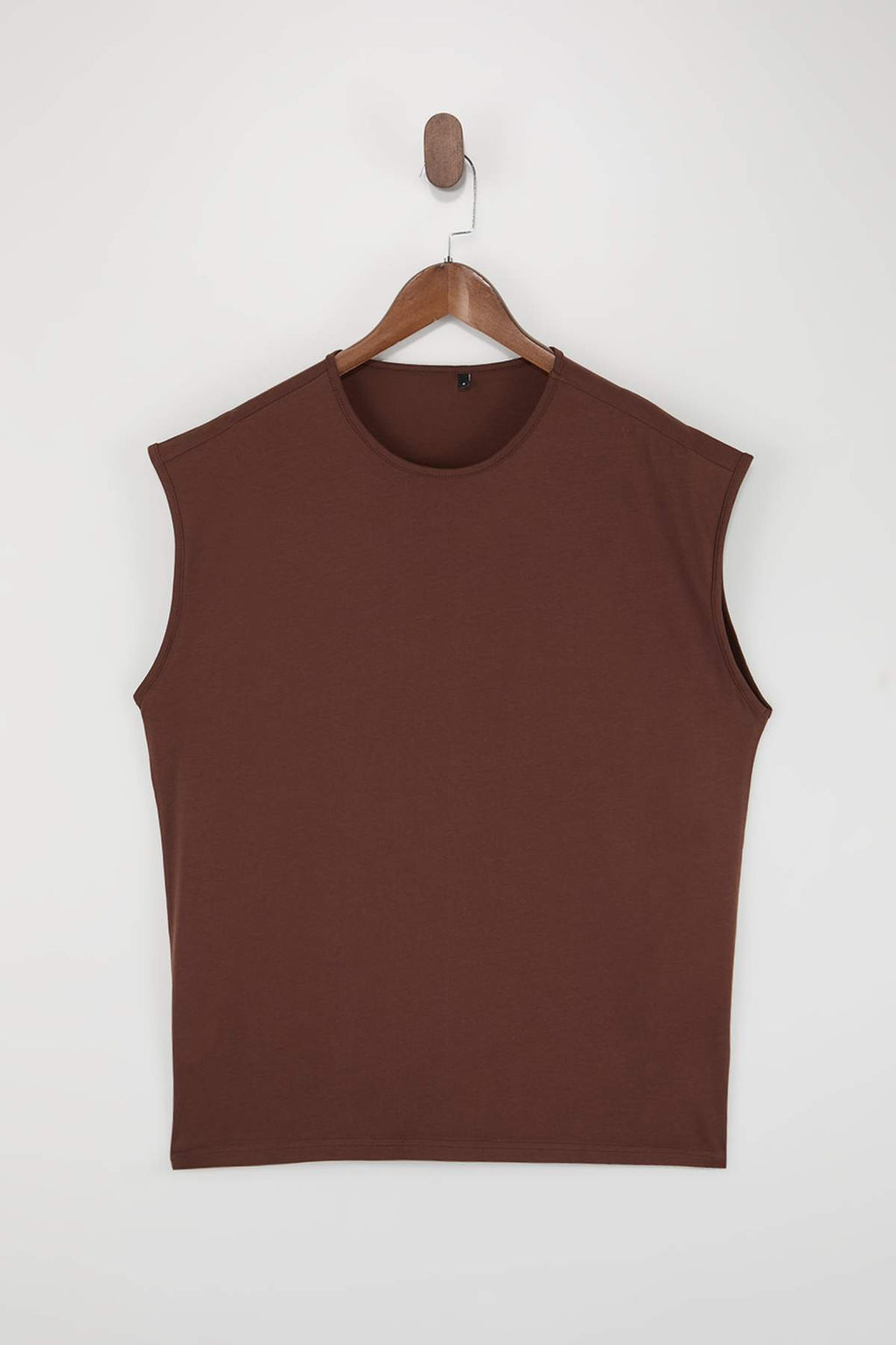 TRENDYOL MAN Basic Lacivert-Gri 2li Paket Oversize/Genis Kesim Pamuklu Kolsuz T-Shirt/Atlet TMNSS22AL0070 - Trendyolmilla фото 18