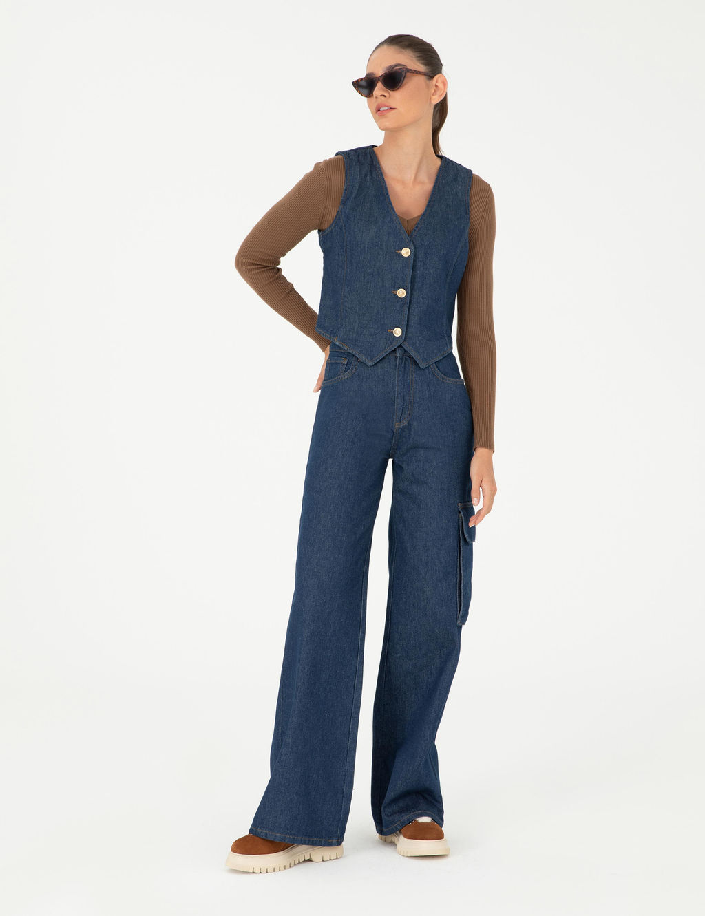 _ndigo Loose Fit Jean Pantolon