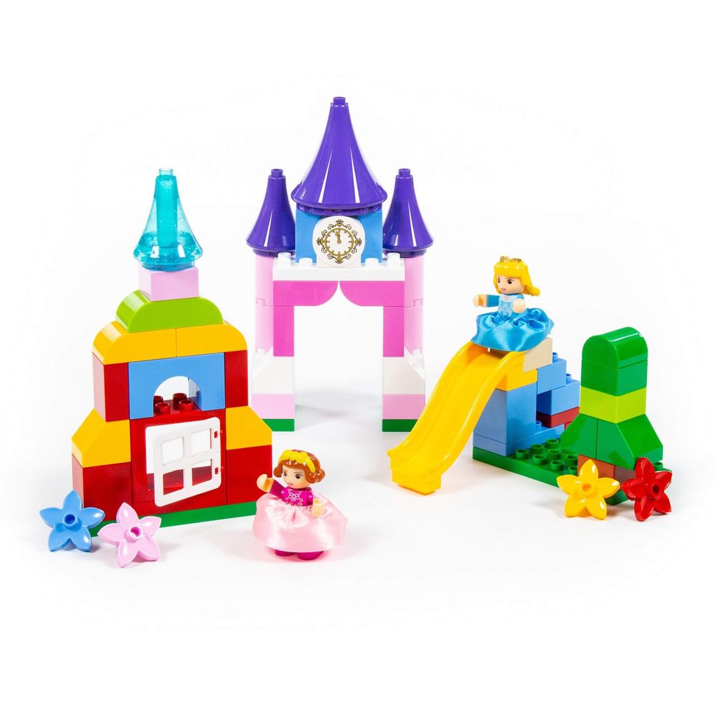 Конструктор Макси - Весёлая принцесса (70 элементов) (в коробке) - Полесье фото 4