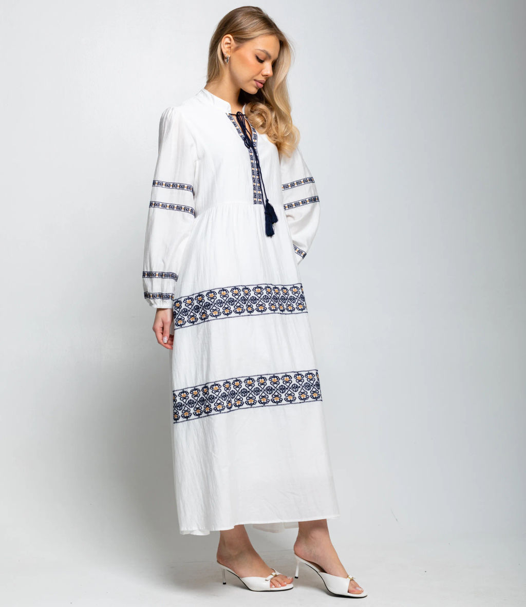 Платье #КТ88813 (1), белый - Dommod фото 3