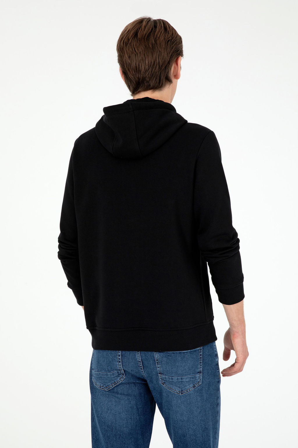 Мужской черный базовый свитшот - U.s. polo assn фото 5