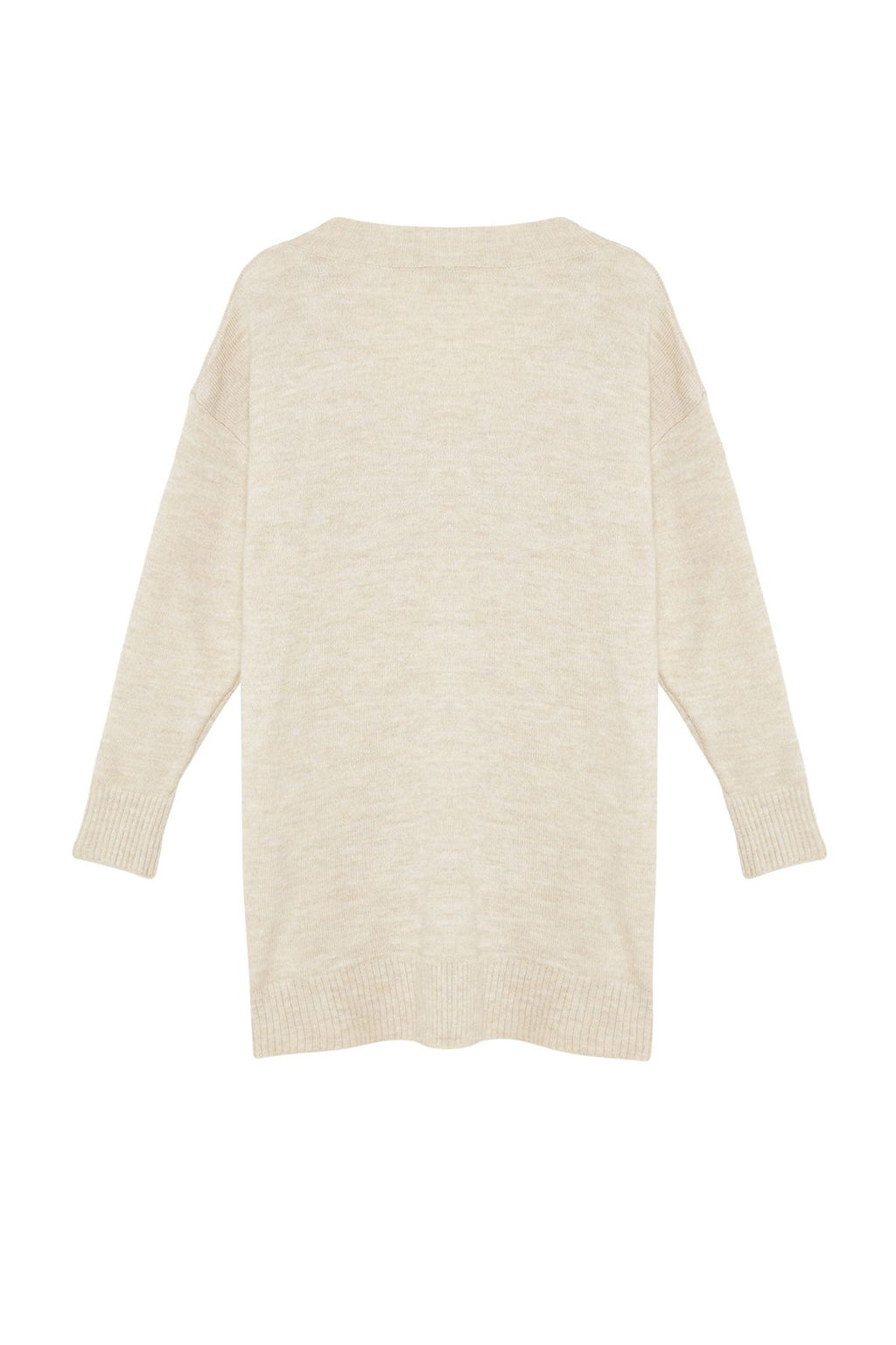 TRENDYOLMILLA Antrasit Mini Triko Genis Kal?p Yumusak Dokulu Elbise TWOAW24EL00086 фото 30