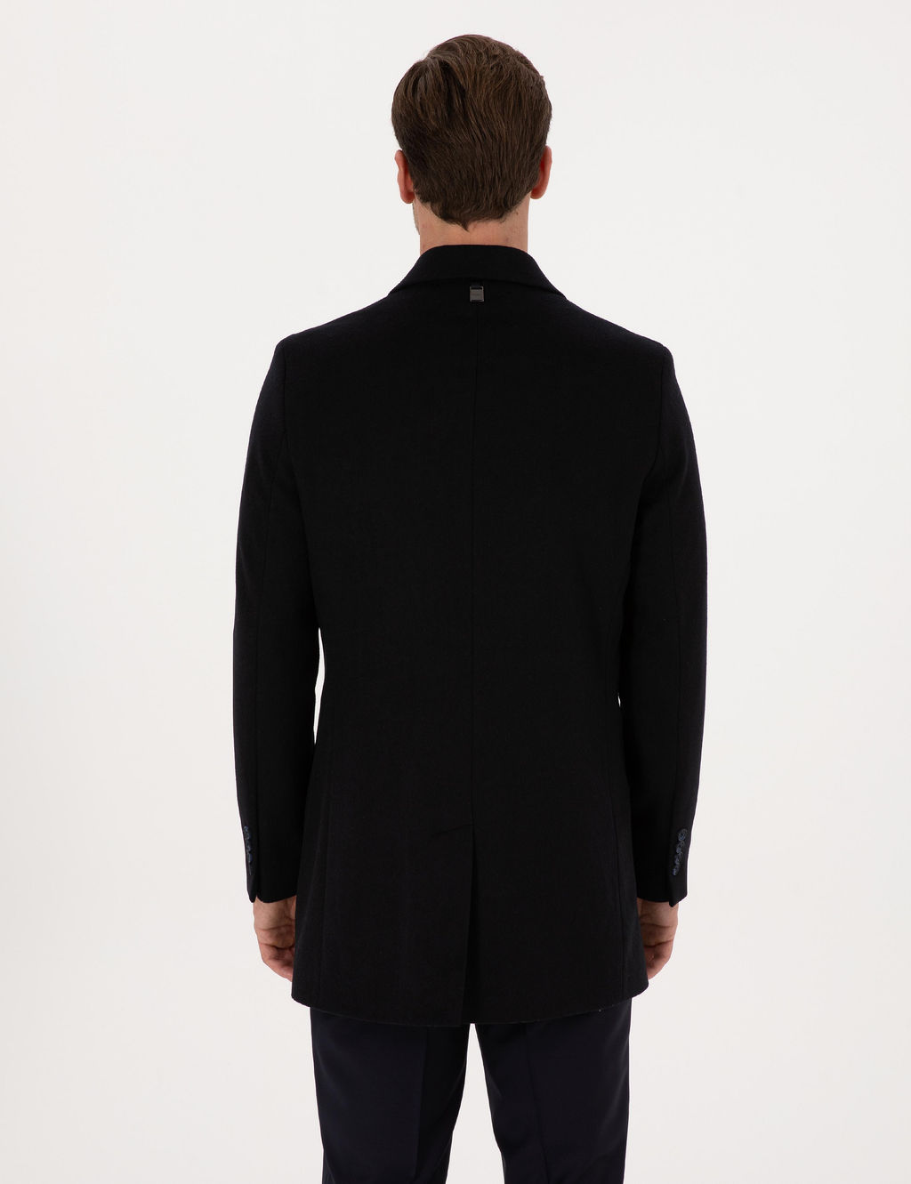 Lacivert Ex Slim Fit Y_n Kar___ml_ Palto