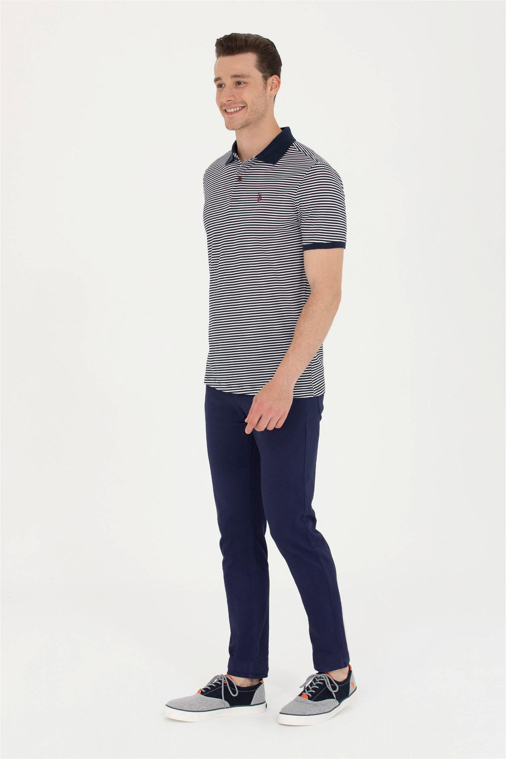 U. S. Polo Assn Мужские темно-синие брюки из плотной ткани - U.s. polo assn фото 10