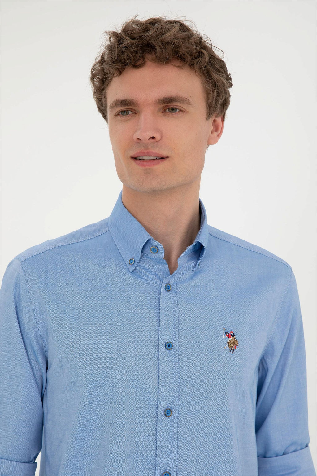 U. S. Polo Assn / Мужская базовая рубашка Saks с длинным рукавом - U.s. polo assn фото 2