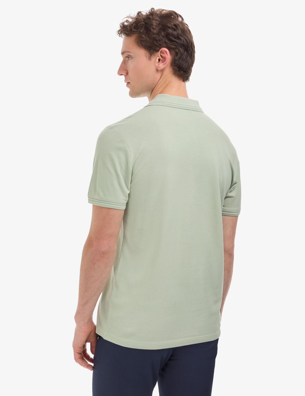 _a_la Regular Fit %100 Pamuk K_vr_lmaz Polo Yaka Basic Ti__rt