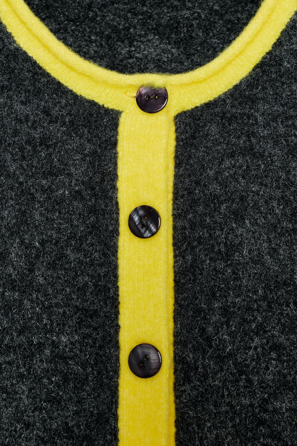 CHAQUETA PUNTO COLOR BLOCK / Multicolor - Zara фото 8