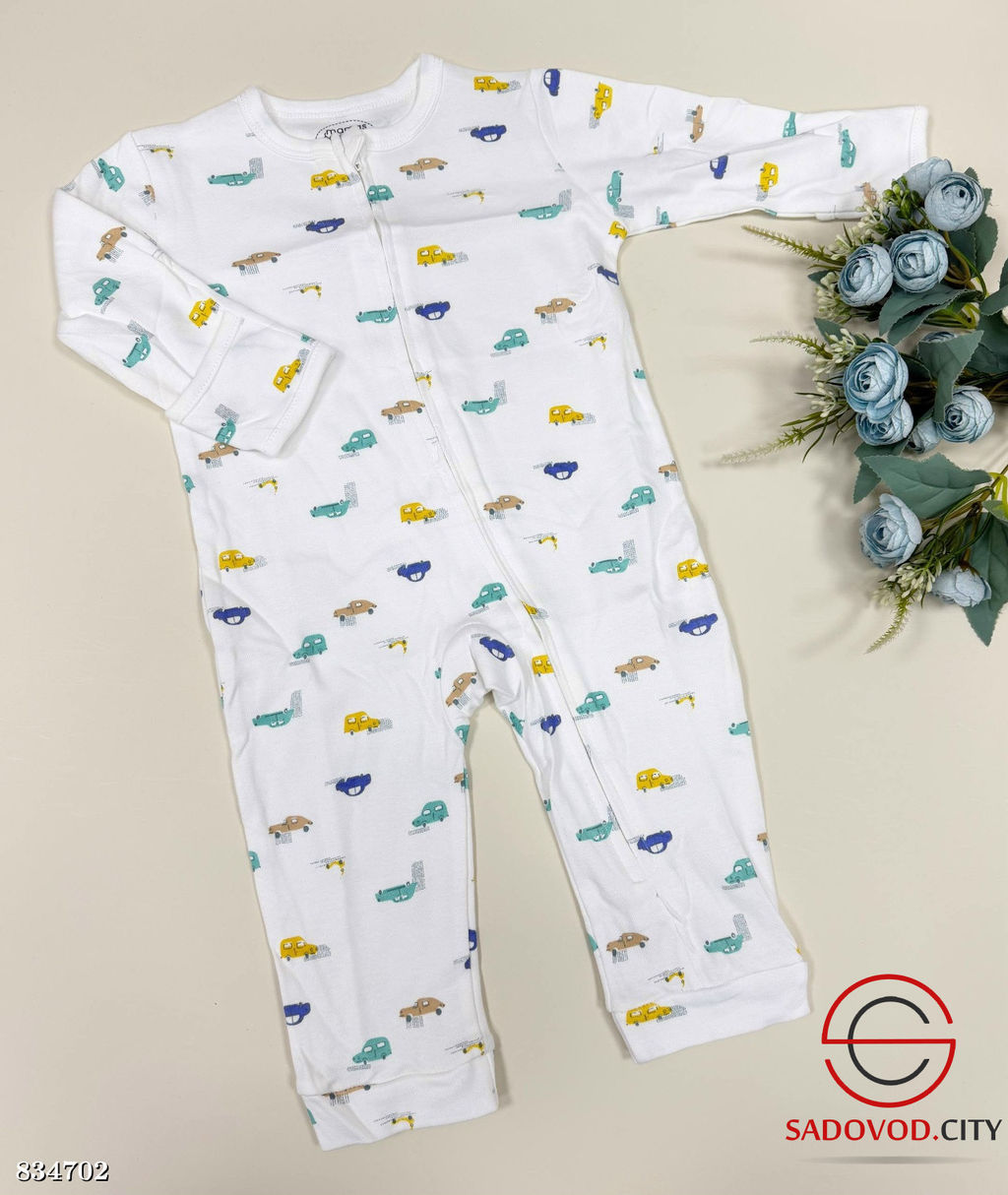 Комбинезон интерлок на молнии