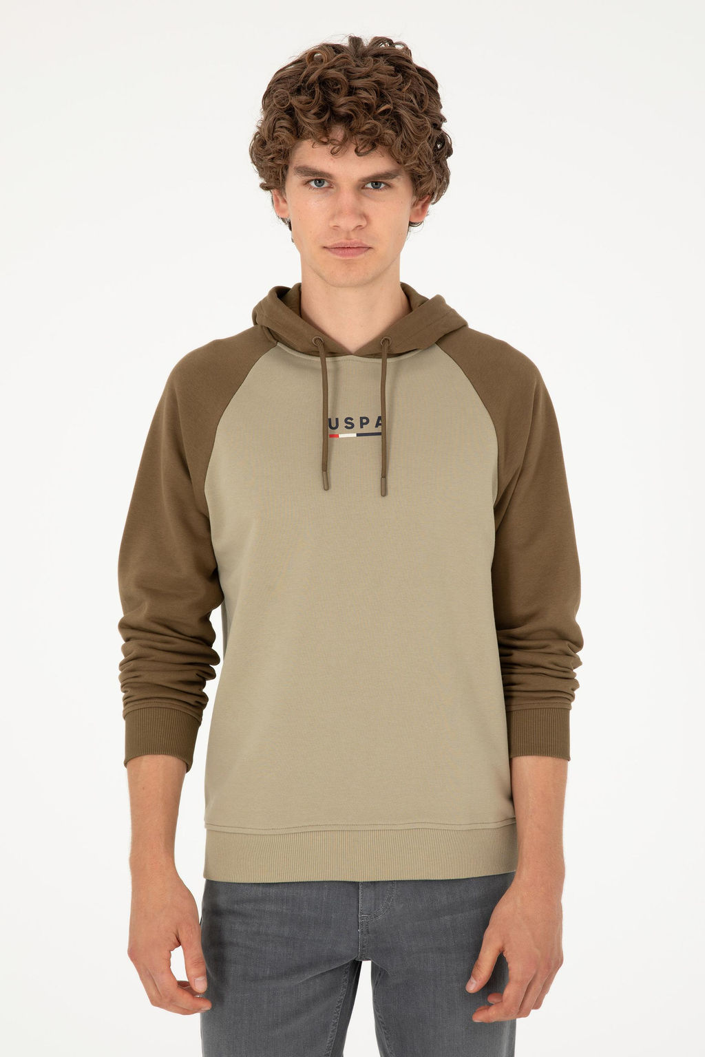 Мужской свитшот светло-хаки - U.s. polo assn фото 3