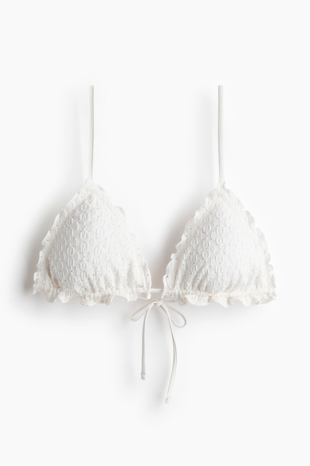 Top de bikini triangular con relleno - H&m фото 2
