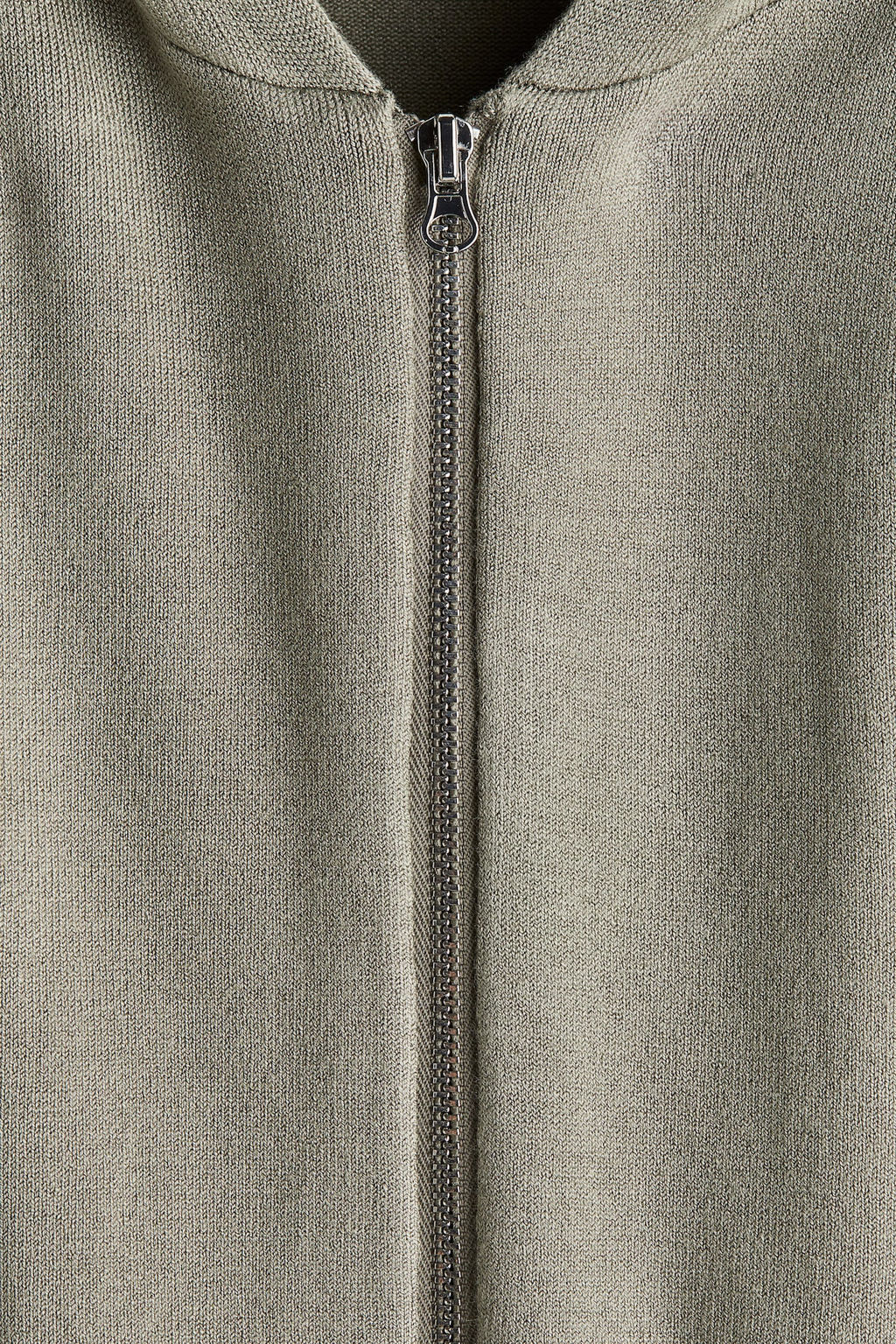 Chaqueta en punto fino con capucha y cremallera - H&m фото 6