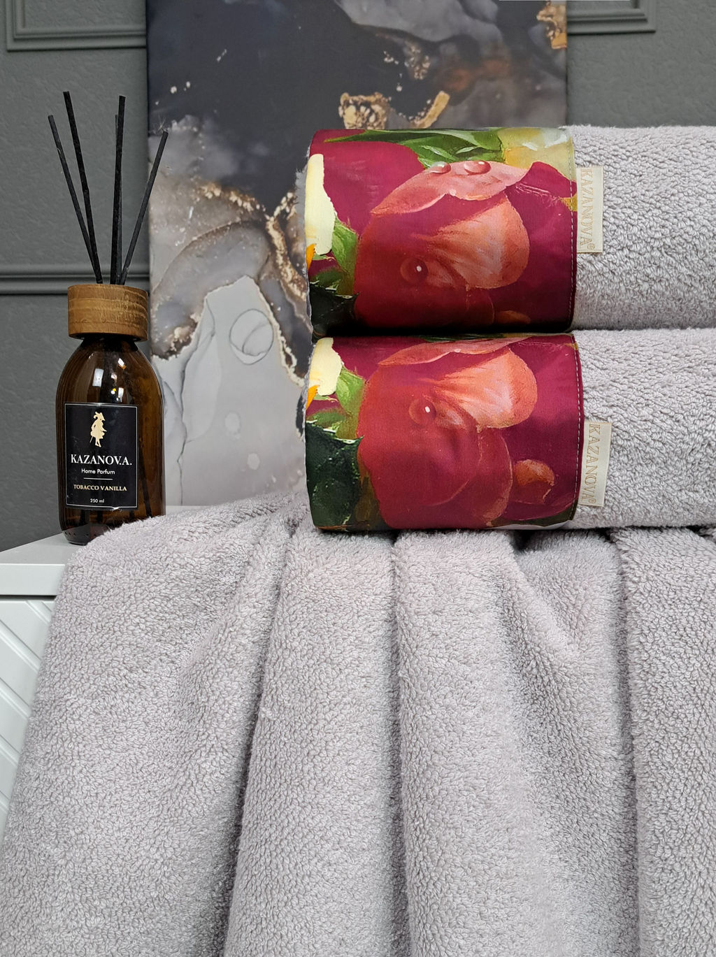 Полотенце Adora Фиджи (дымчатый беж) 50х90см - Kazanov.a. фото 3