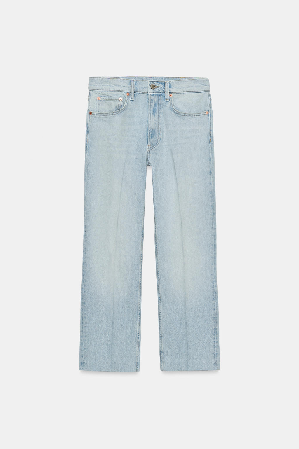 JEANS ZW COLLECTION BOOTCUT TIRO MEDIO / Azul claro - Zara фото 6