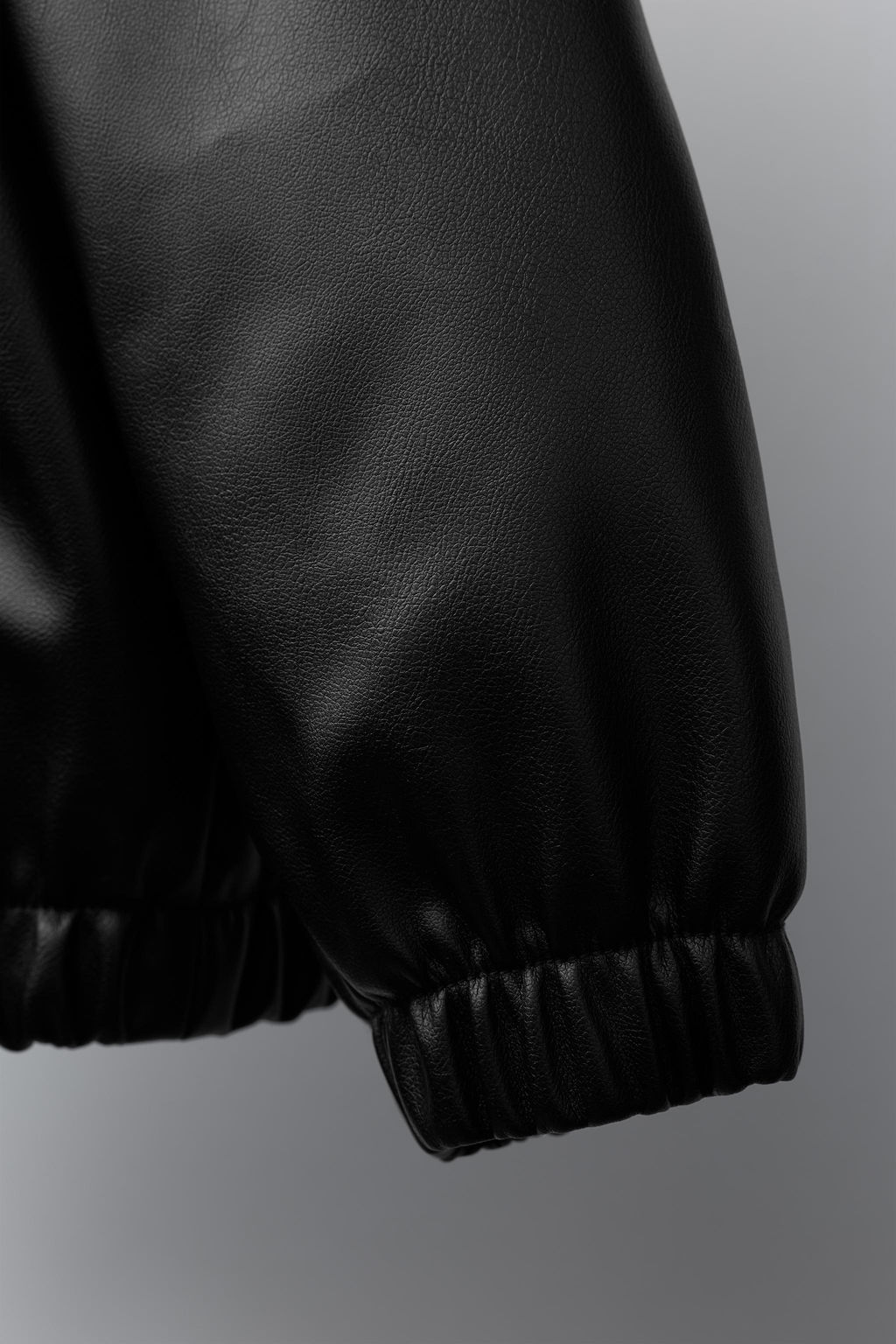LEATHER-EFFECT BOMBER JACKET - Zara фото 6
