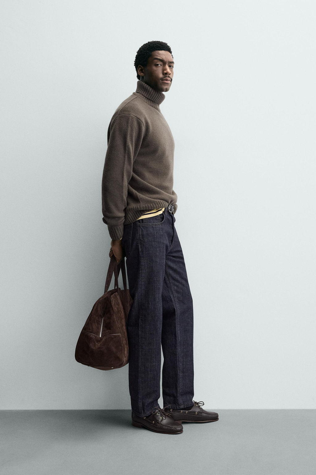 100% WOOL HIGH NECK JUMPER - Zara фото 12