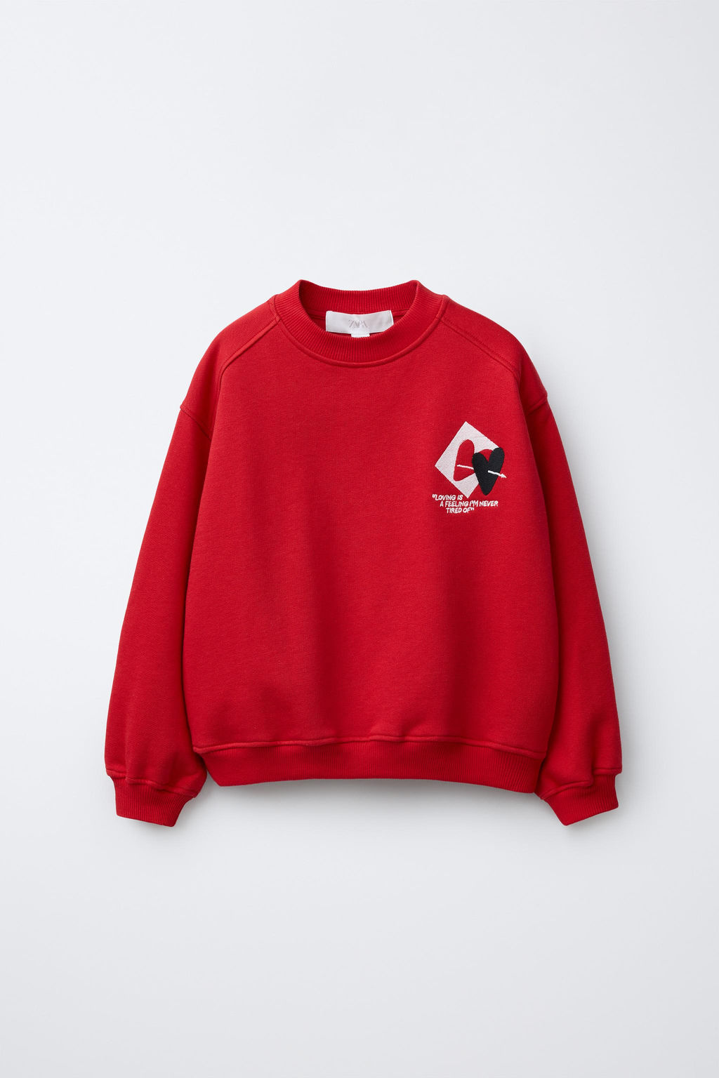 HEART SWEATSHIRT - Zara фото 9