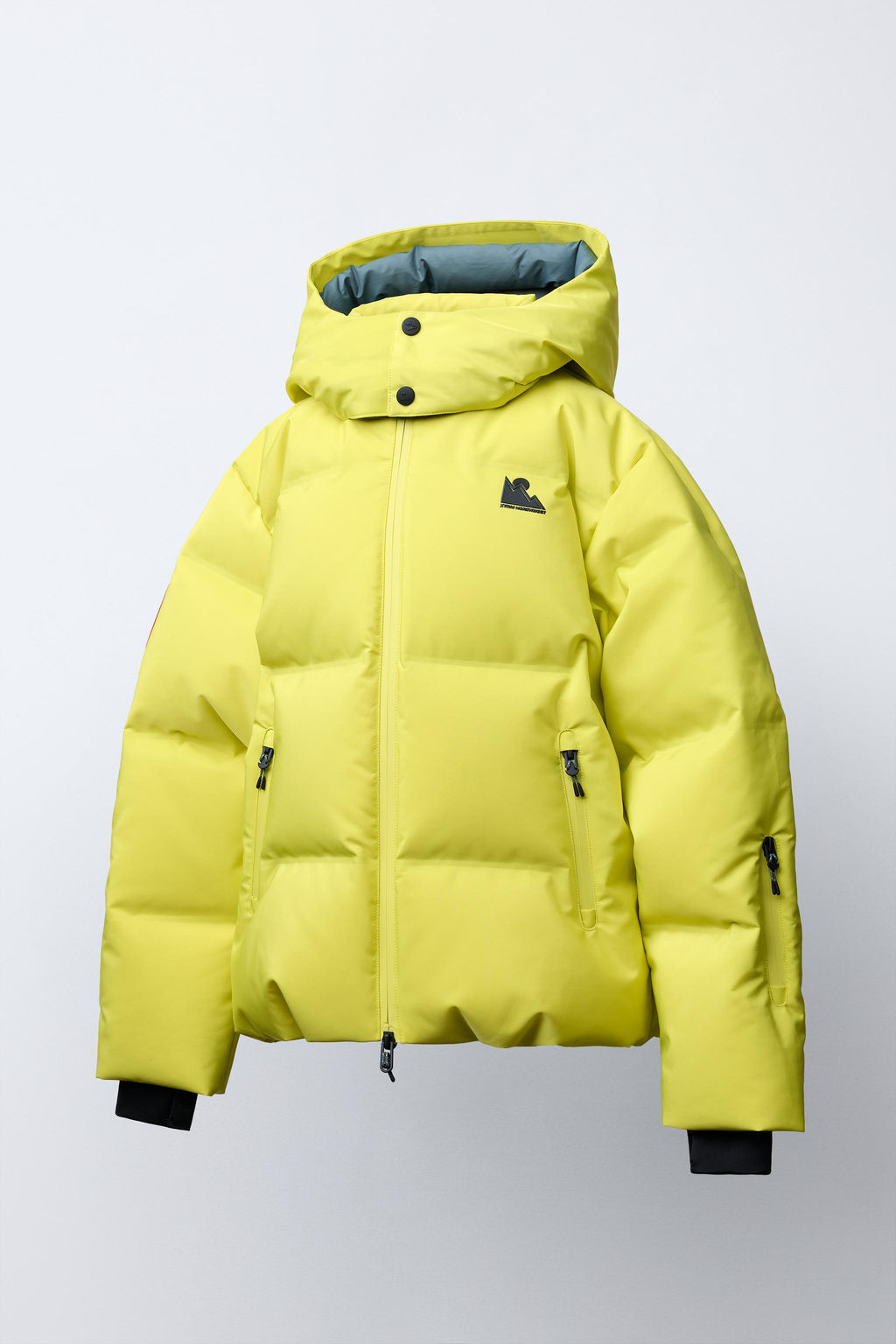 DOWN FEATHER JACKET WITH DETACHABLE HOODIE, WATER-RESISTANT AND WINDPROOF RECCO® SYSTEM SKI COLLECTION - Zara фото 3