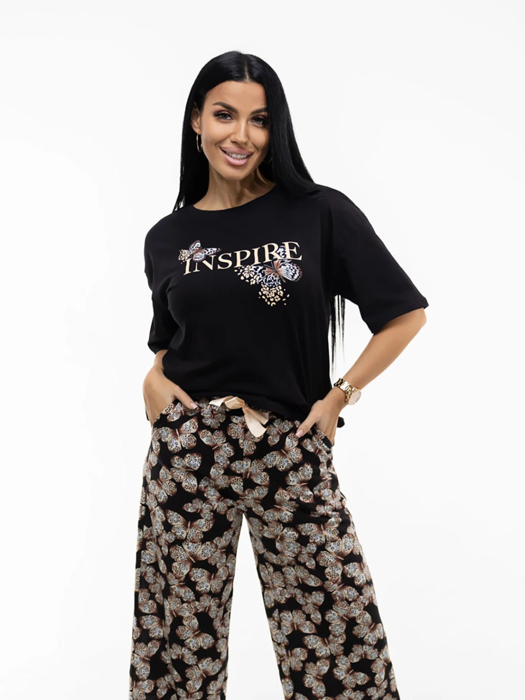 Костюм женский, цвет черный