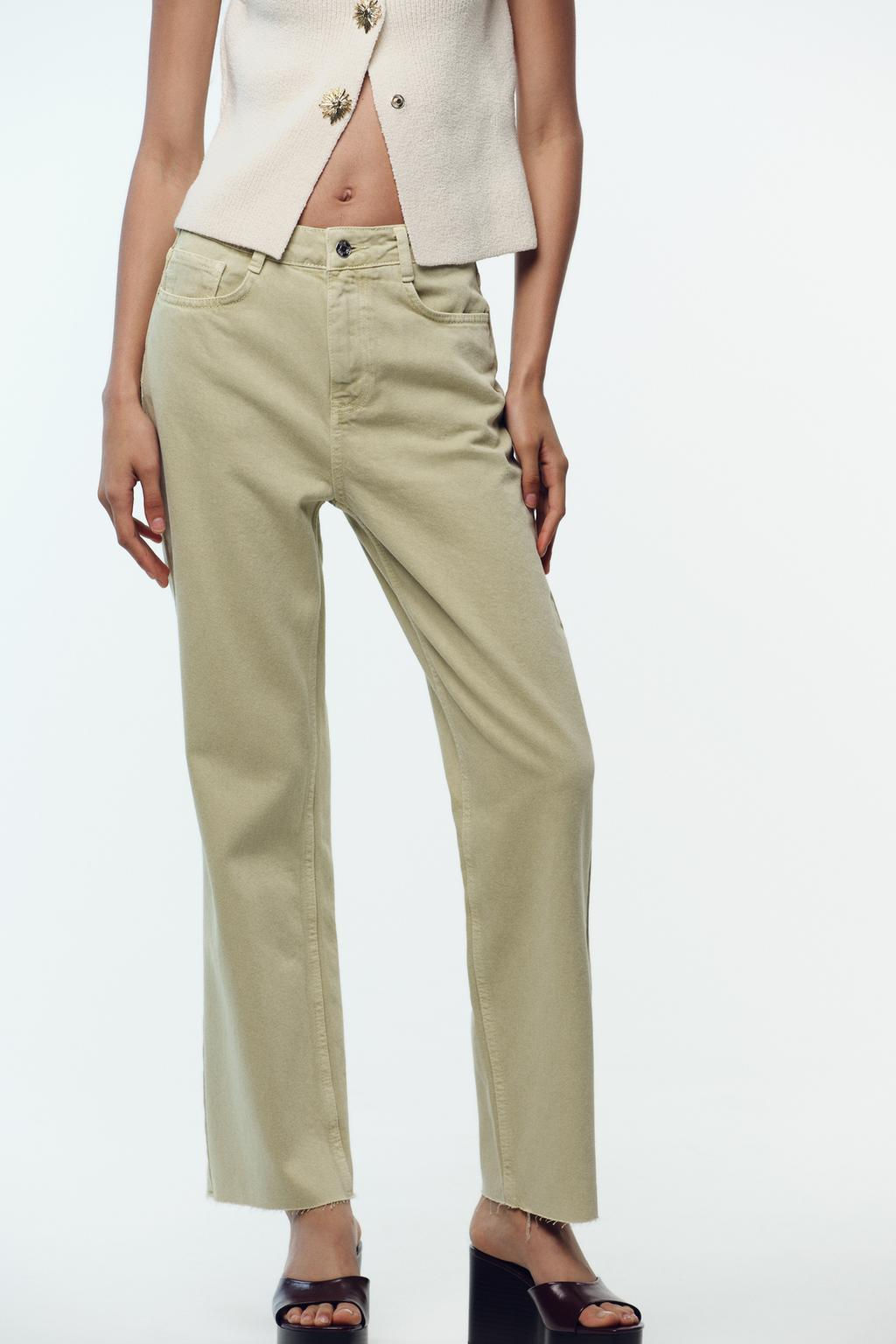 JEANS Z.02 STRAIGHT ANKLE HIGH-WAIST - Zara фото 2