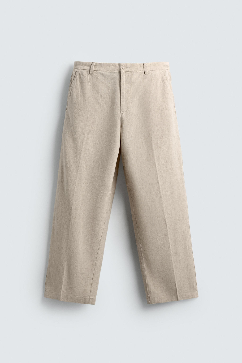 FLOWING LYOCELL-LINEN TROUSERS - Zara фото 5