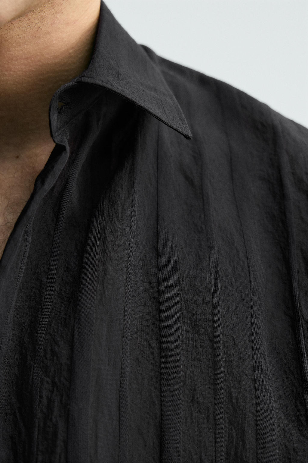 TEXTURED RELAXED FIT SHIRT - Zara фото 7