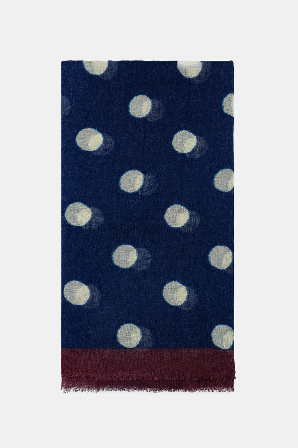 POLKA DOT PRINT SCARF - Zara фото 2