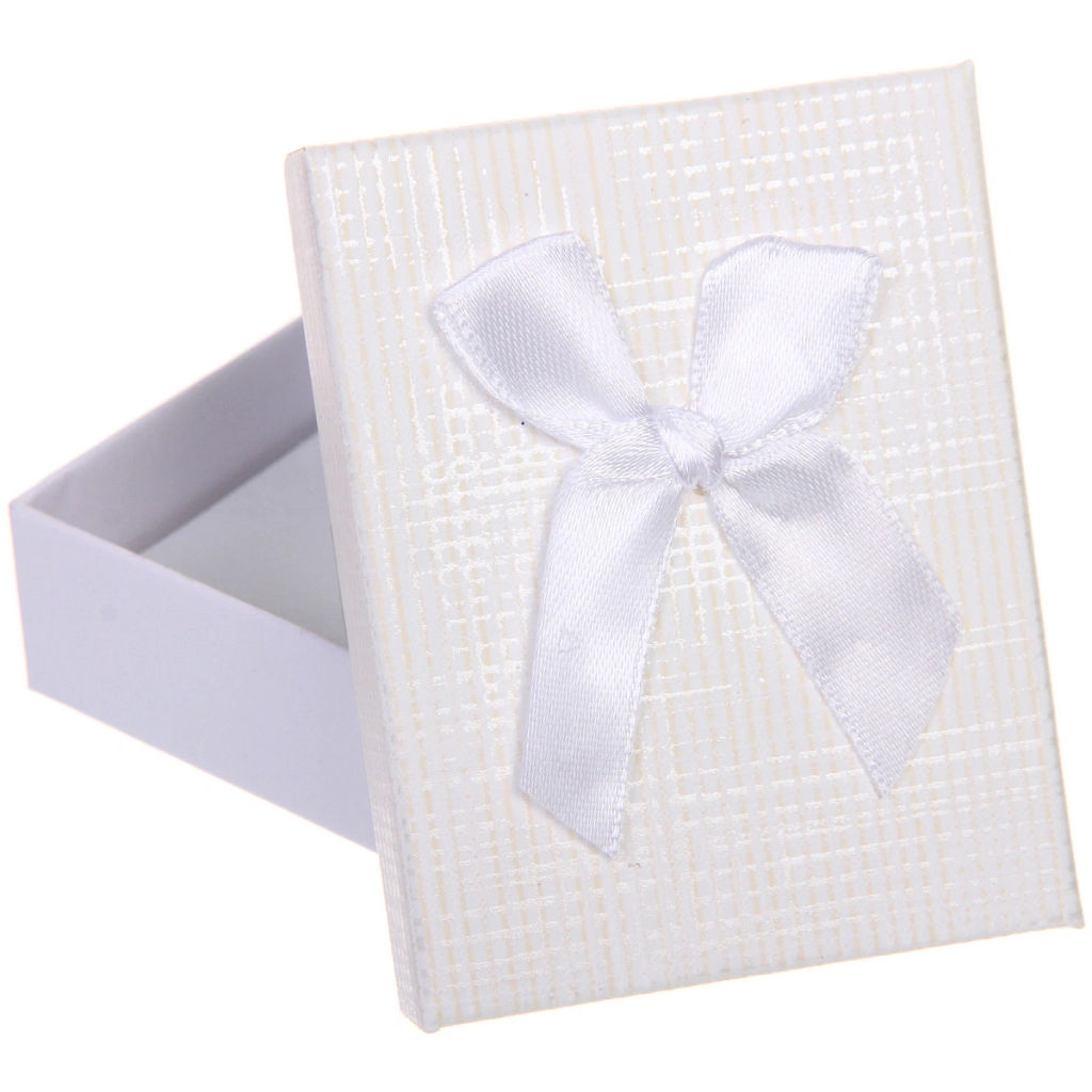 Цена за 4 шт. Коробка подарочная "With love" 9*7*3 см, Белый